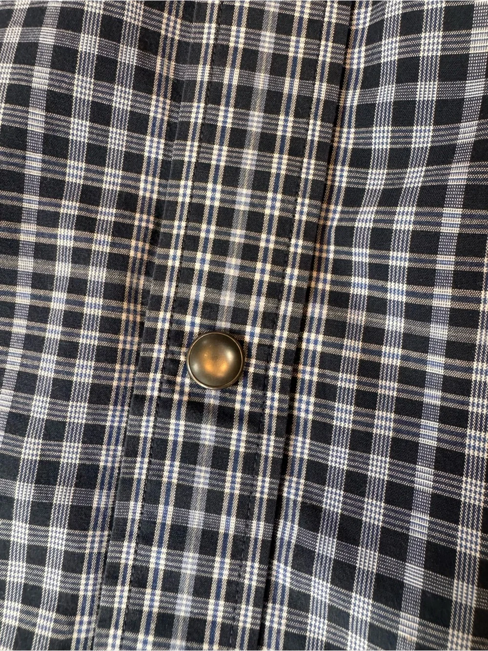 Banana Republic‎ Western Plaid Button-Down Shirt - Men’s Large Tall